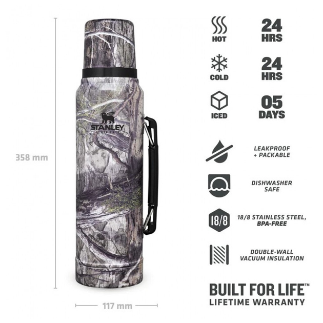 Термос Stanley Legendary Classic Country DNA Mossy Oak 1 л Фото 3